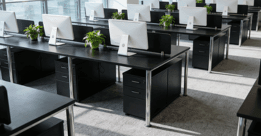 black melamine panel